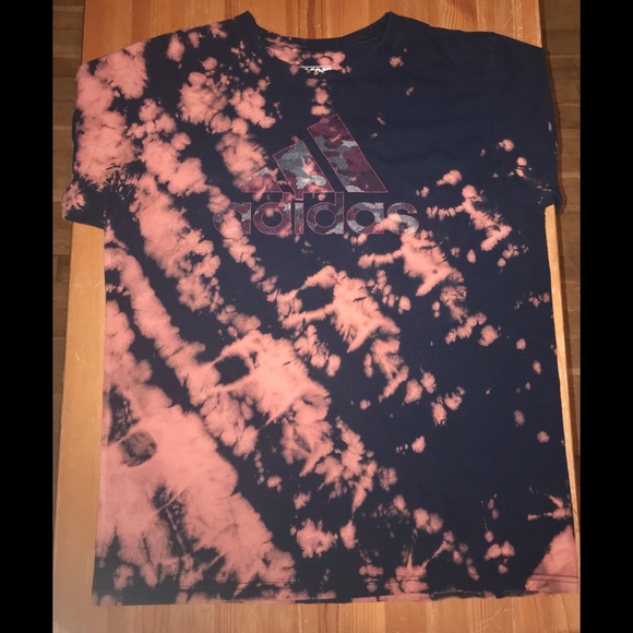 adidas Other - Adidas Custom Bleach Dye Shirt